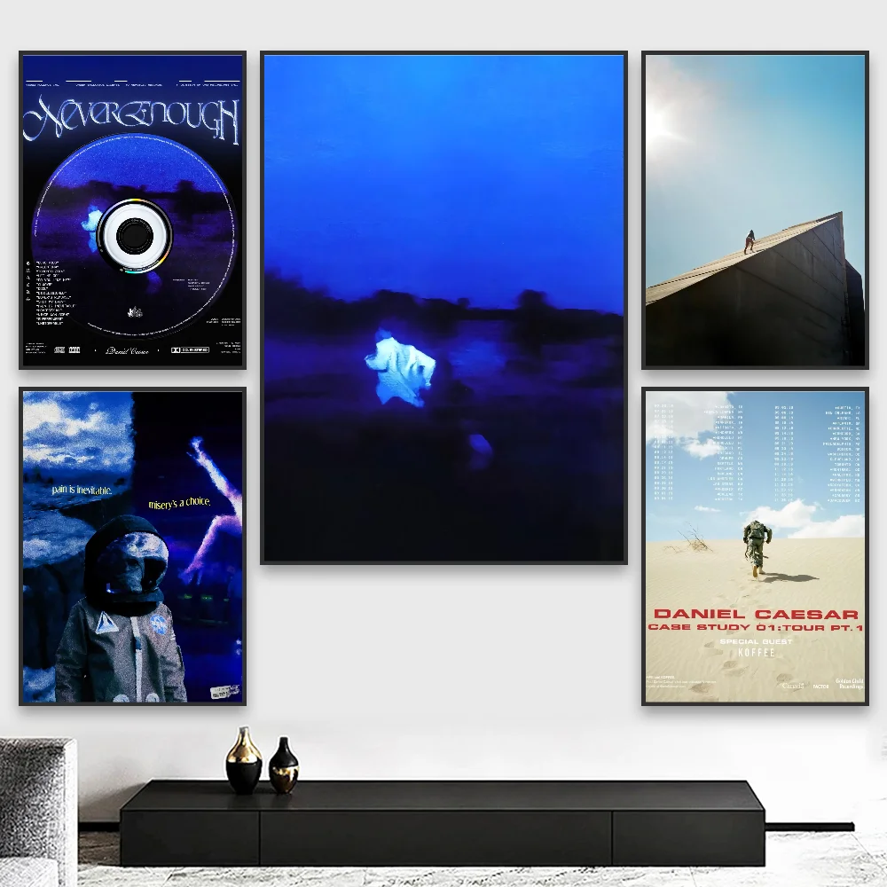 

D-Daniel Caesar Music Album Freudian Poster HD art sticky wall waterproof home living room bedroom bar aesthetic decoration