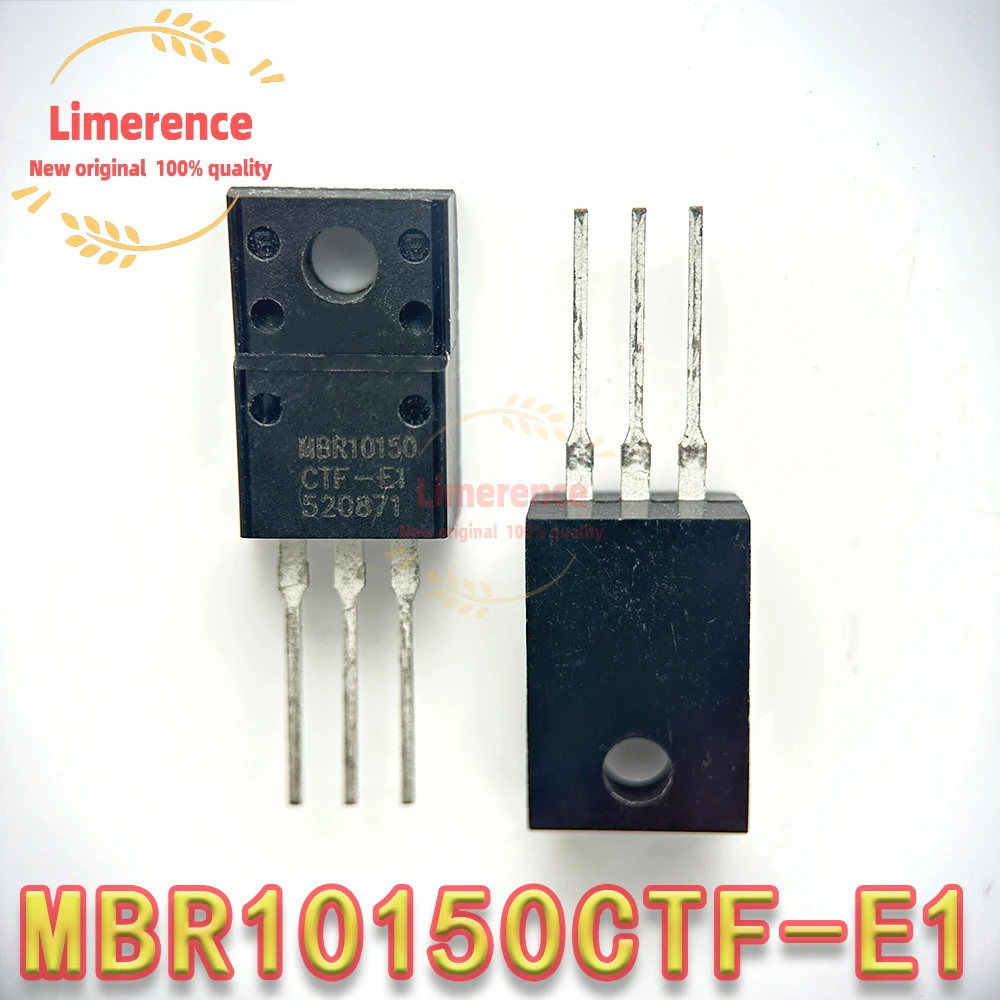 5PCS  MBR10150CTF MBR10150 TO-220F