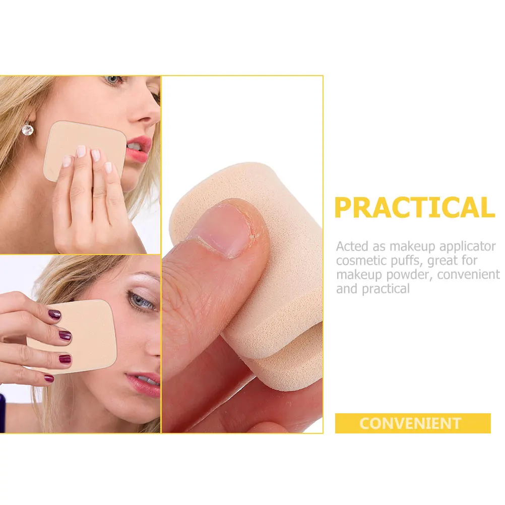 2 sets poederdons make-up tools voor make-up foundation spons cosmetica gezicht Miss gezichtssponzen