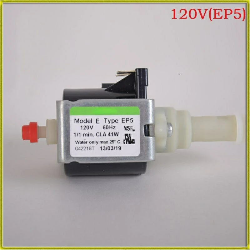 

Solenoid Pump Model E Type EP5 120V 41W for Coffee Machine Medical Equipment Electromagnetic Pump