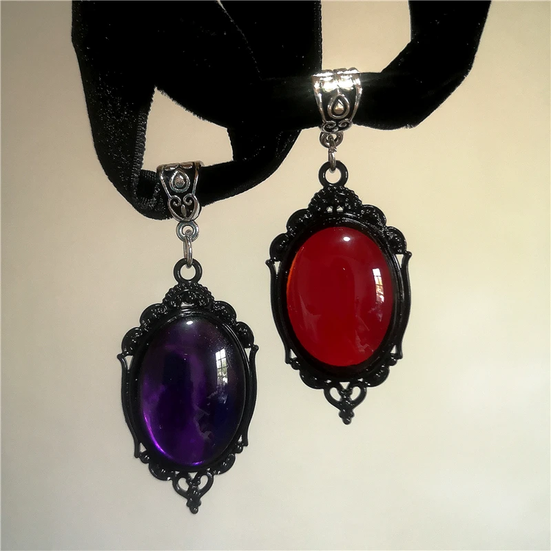 Gothic Black Clavicle Collar Choker Necklace For Women Chokers Vintage Velvet Short Necklaces