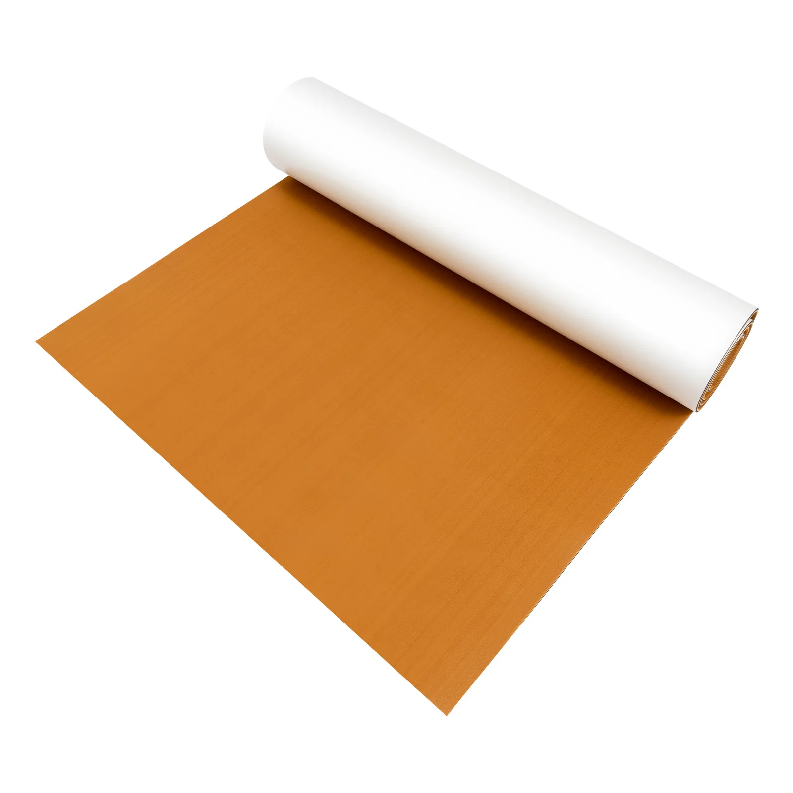 EVA Foam Brown without Stripes Teak Floor Mat  240*90cm Thickness: 6mm/0.24''