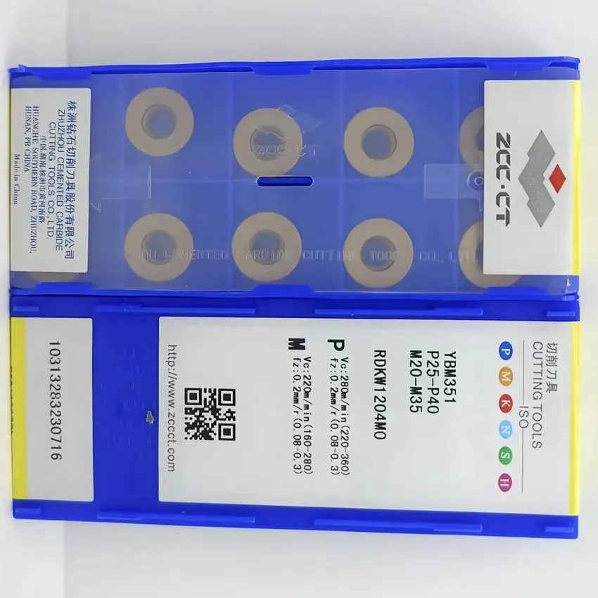 

RDKW1204MO YB9320/RDKW1204MO YBC302/RDKW1204MO YBM251/RDKW1204MO YBM351/RDKW1204MO YBM253 ZCC.CT Твердосплавные пластины для инструментов с ЧПУ