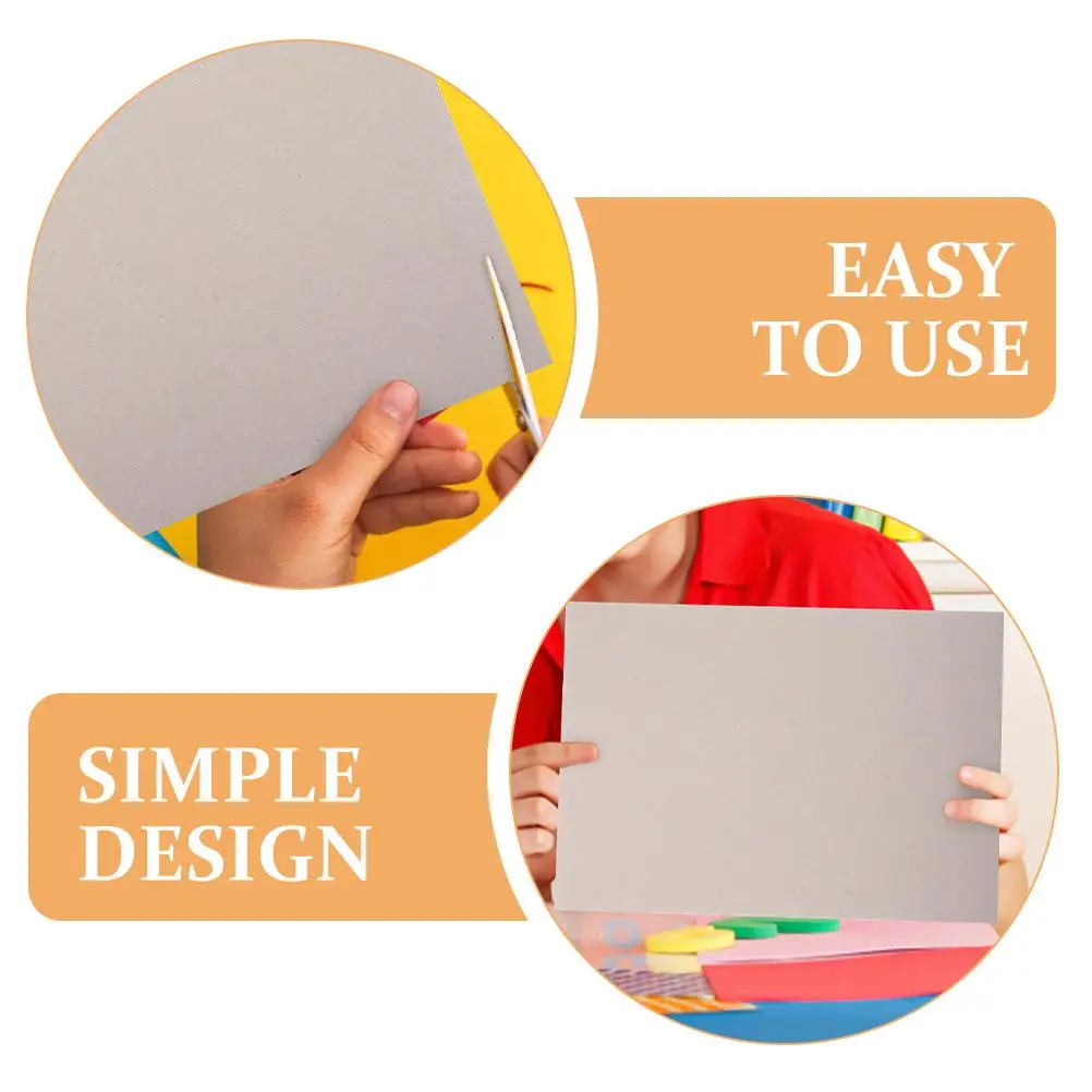 20 Sheets Double Sided Cardboard A5 2mm Thick Drawing Painting Material Craft Paper Scrapbook Projects