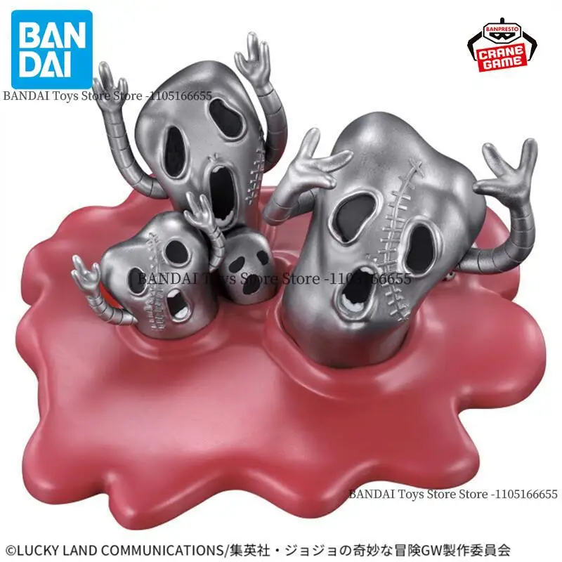 

Bandai Original Banpresto JoJo's Bizarre Adventure Golden Wind FigLife Metallica Pen Holder Paperclip Storage Anime Figuras Toys