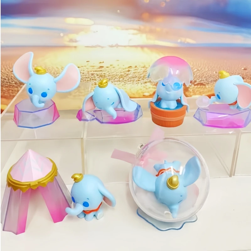 

Новая оригинальная серия Disney Dumbo Day Dream, слепая коробка, кавайная аниме-фигурка, украшение для комнаты, настольная модель, игрушка, кукла, подарок на день рождения