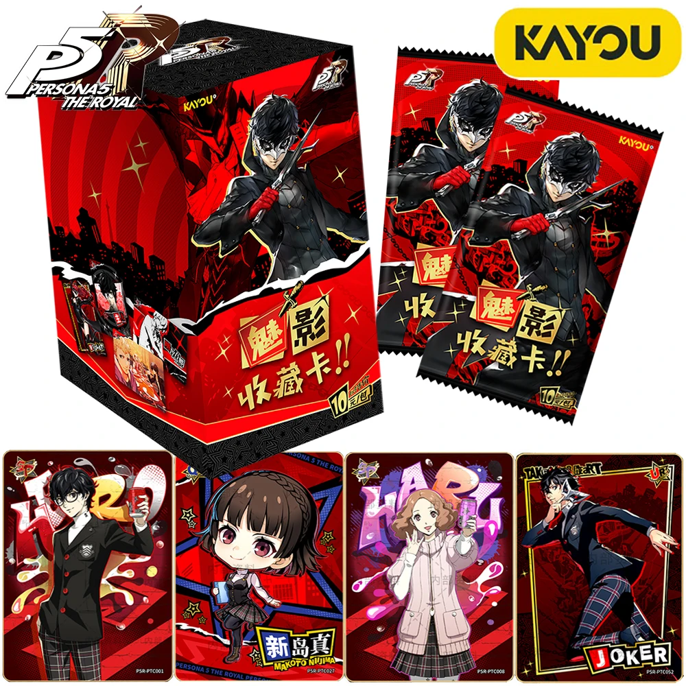 

KAYOU Original Persona 5 Collection Card Classic Role Playing Game Character Card Player Hobbies Creative Peripheral Toy Gifts