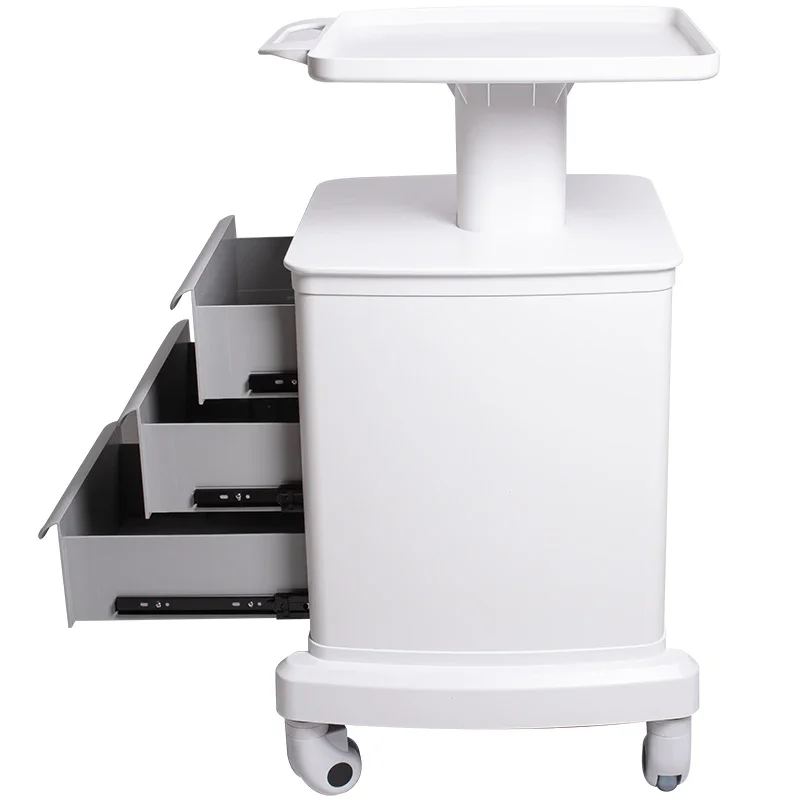 

Lash Designer Salon Trolley Professional Aesthetic Rolling Cart Stainless Steel Drawers Storage Organizer Beauty Spa Equipment
