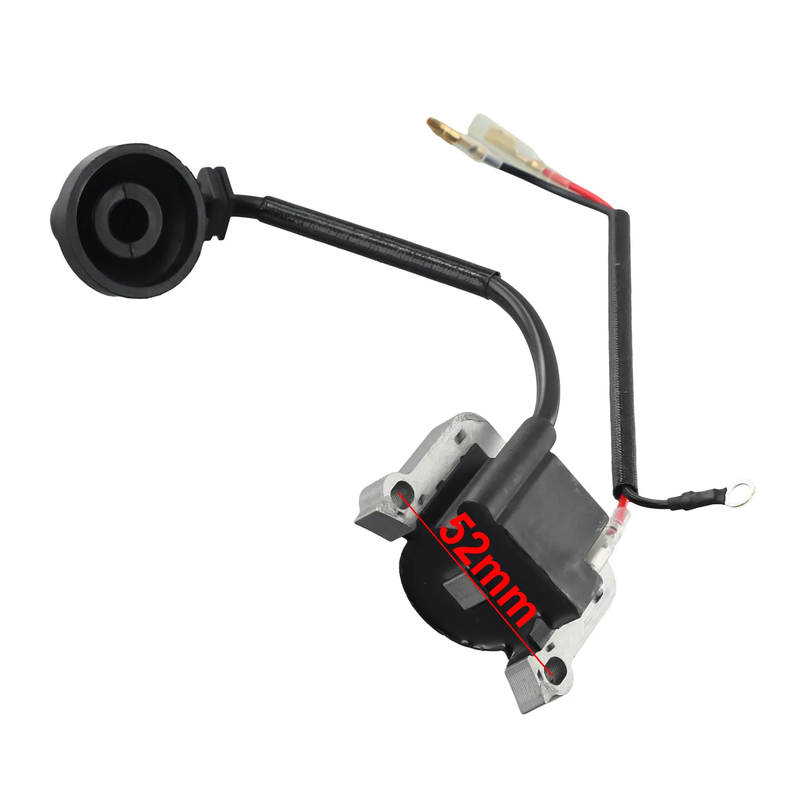 Replacement For Ignition Coil for Chainsaw Brush Cutter and Lawnmower 2-Stroke Engine Applications 52mm Spacing