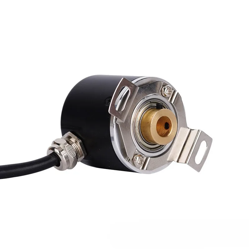 Semi-hollow shaft encoder Incremental rotary encoder Photoelectric NPNAB