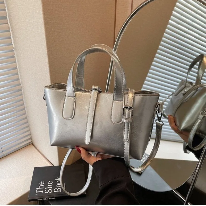 

Trendy Square Satchel For Women Best Seller Crossbody Bag Luxury Leather Tote With Elegant Design For Use As A Diaper Bag