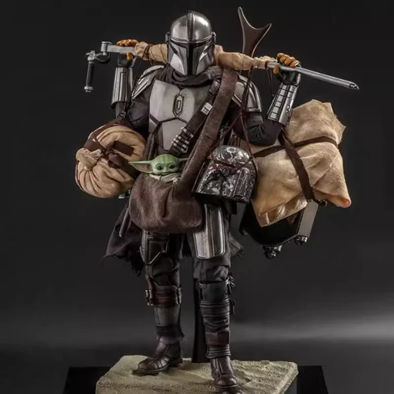 Original Star Wars Anime Figure The Mandalorian Action Figure Statue Model Collection Decoration Customized Products Toys Gifts