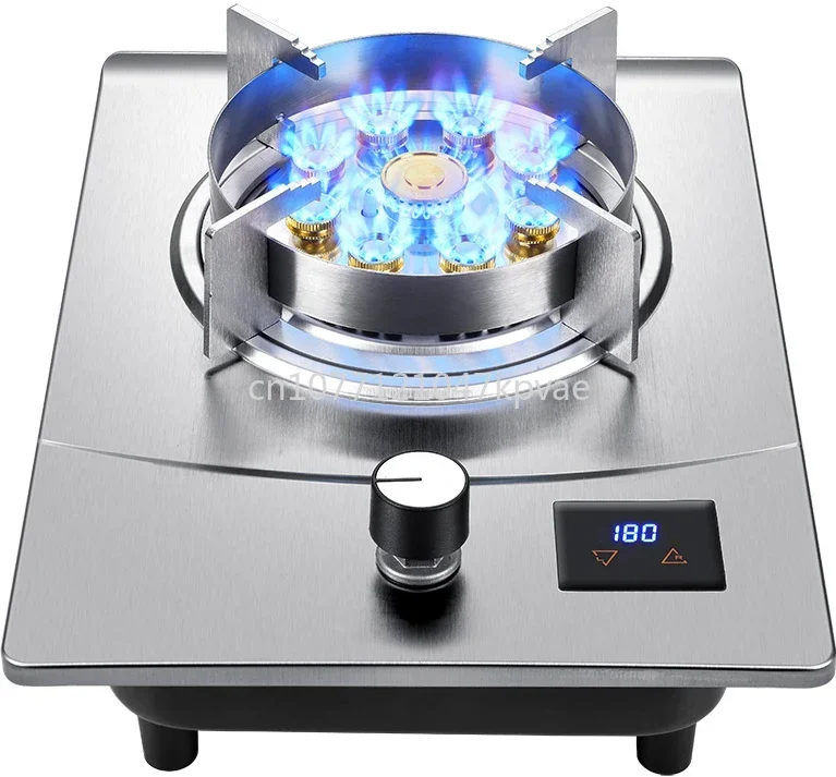 

Gas Natural Gas Stove Embedded Stainless Steel Fierce Fire Stove Gas Stove Single Household Desktop Liquefied