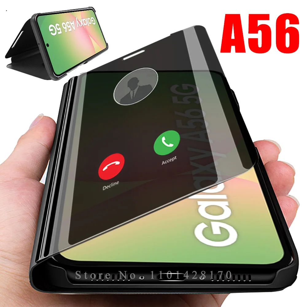 Чехол для Samsung Galaxy A56 Smart Mirror из искусственной кожи с откидной крышкой SamsungA56 GalaxyA56 A 56 56A 5G с магнитной подставкой для книги, чехол Чехол для Samsung Galaxy A56 Smart Mirror из искусственной кожи с откидной крышкой SamsungA56 GalaxyA56 A 56 56A 5G с магнитной подставкой для книги, чехол