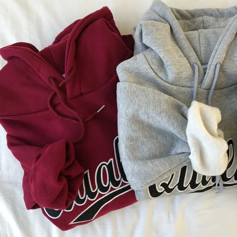 Hoodies Vrouwen Esthetisch Bedrukt Bf Unisex Street Style All-Match Daily Chique Harajuku Koreaanse Jonge Dames Vrije Tijd Populair