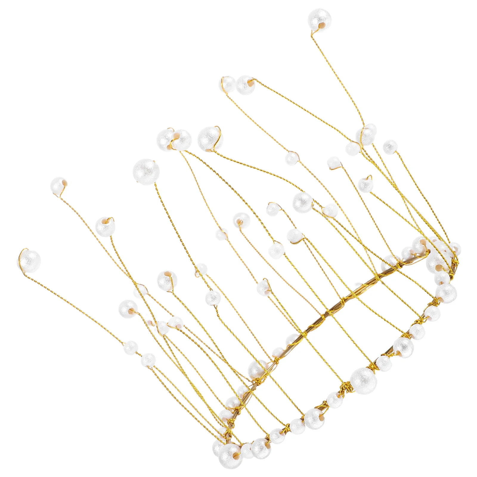

Pearl Crown Jewelry Royal Wedding Cake Decoration Accessories Tiara Queen Pageant Party Hair Styling Tool Cake