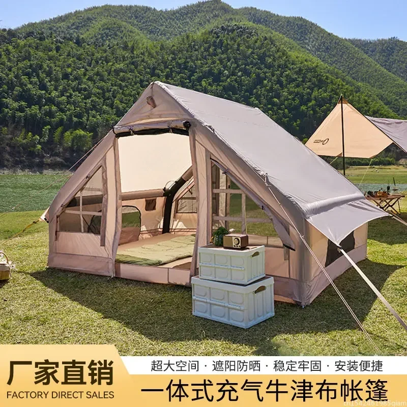 Tent Camping Fully Automatic Inflation Equipment Roof Tent Waterproof Automobile Family Travel Party Fishing Sun Shelter