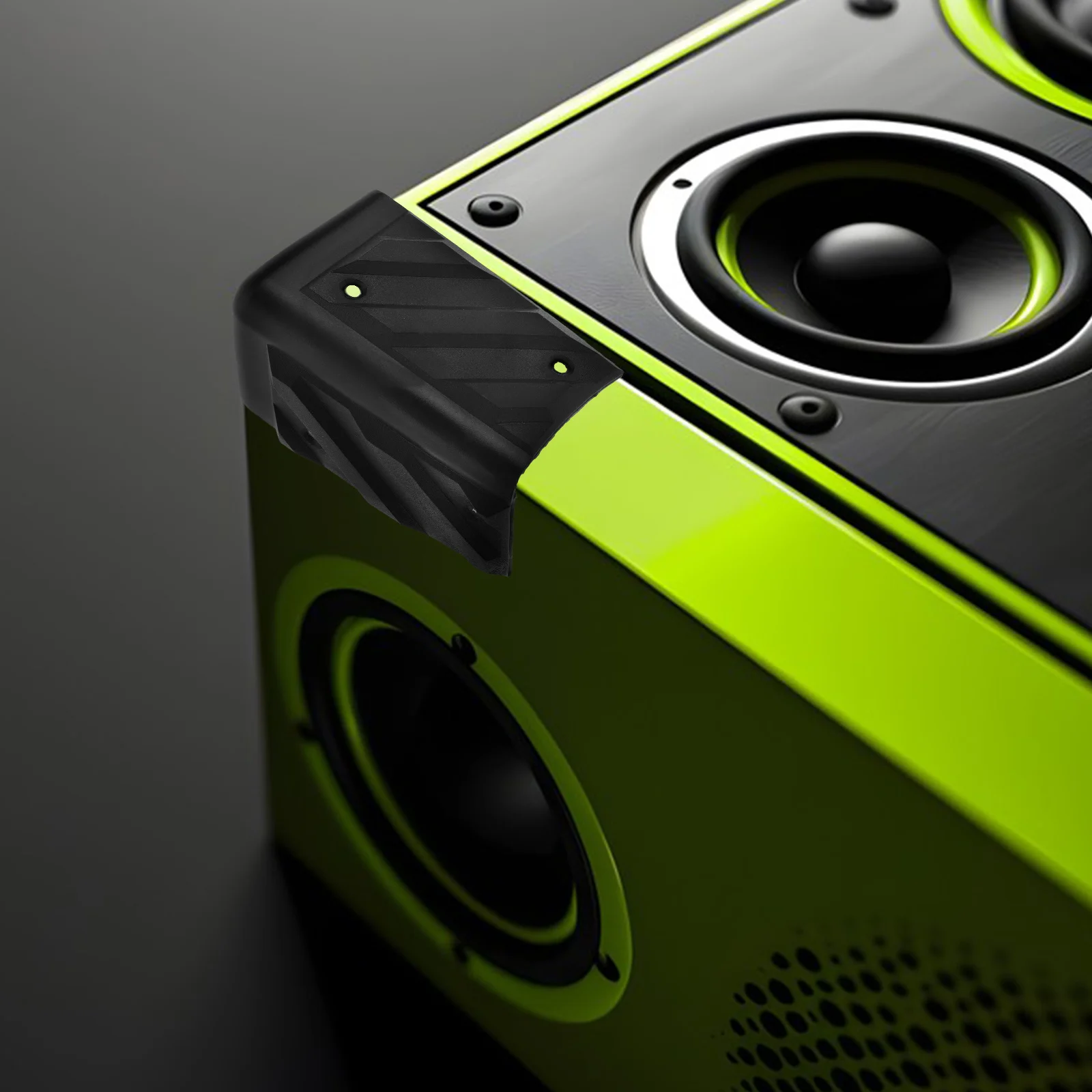 

16pcs Speaker Corner Protectors Plastic Angle Guards For Speakers Cabinets Furniture Wrap Edge Covers Anti-Collision Protection