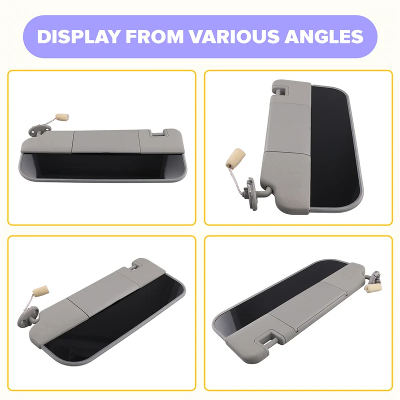 

AT92-For Geely Monjaro 2022 2023 Xingyue L Kx11 Geely Atlas Car Sun Visor Light Sunglasses Sunshade With Light Mirrors