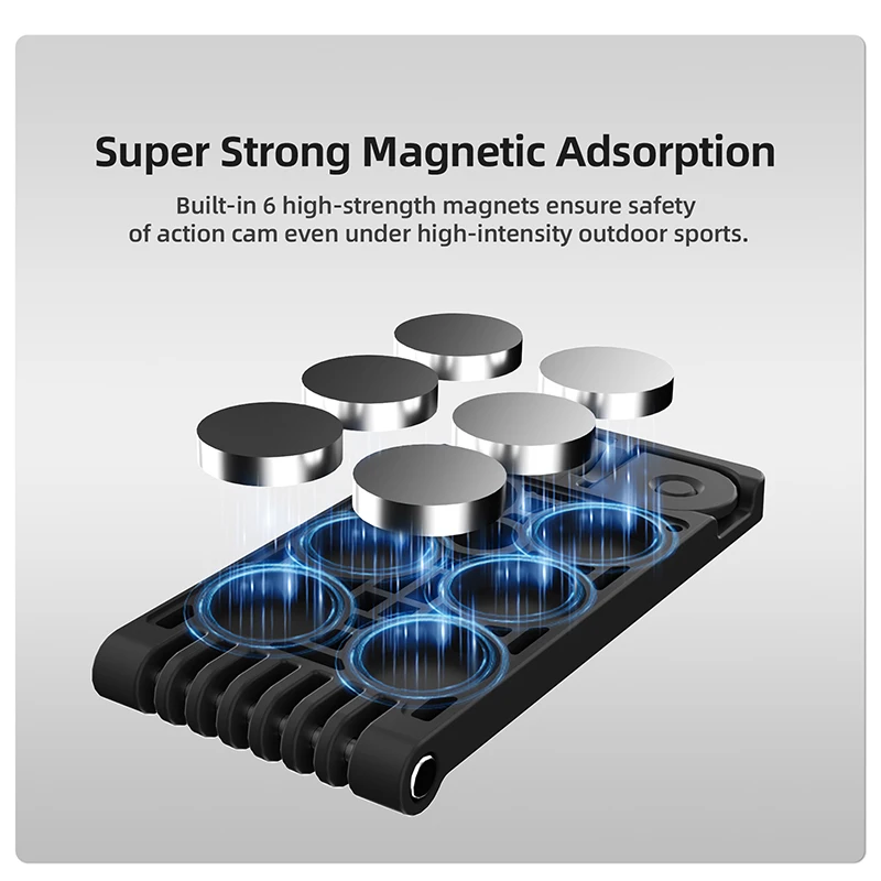 Магнитный кронштейн Sunnylife для DJI OSMO Pocket 3, быстрая установка, настольный регулируемый держатель для видеоблога, аксессуары