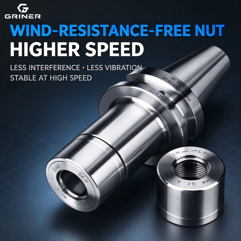 GRINER BT40SK high-speed Tool Holder, SK16 dynamic balance, bt30 CNC tool holder, SK13, SK20 high-precision, SK10