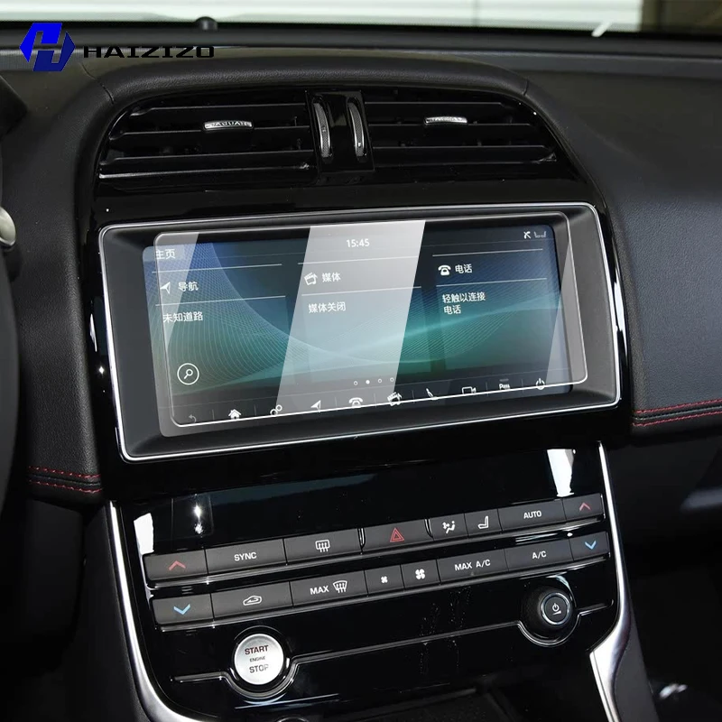 

For Jaguar XE 2018-2021 Car GPS navigation LCD screen tempered glass protective film anti fingerprint and anti scratch refit