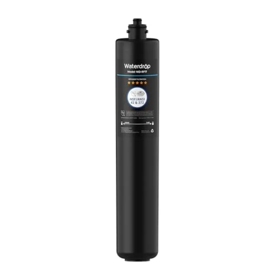 

Сменный фильтрующий картридж RF17 для фильтра для воды под мойкой 17UA/17UB, уменьшает содержание PFAS, PFOA/PFOS, свинца, хлора, устраняет неприятный вкус и запах.