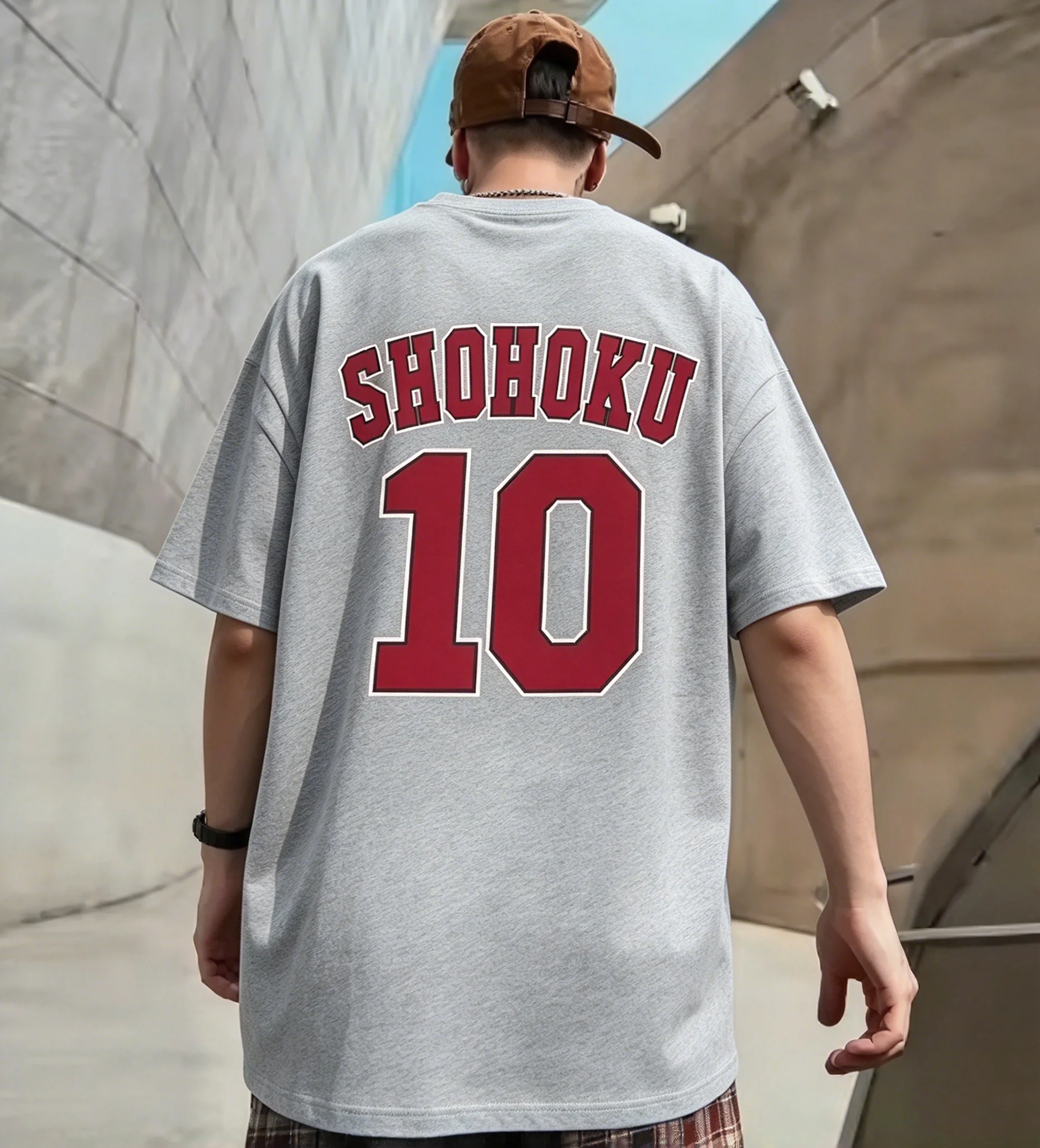 2026 New Trendy Couple Matching Oversized T-shirt, American Basketball No.10 Print Round Neck Short Sleeve Versatile Casual Top