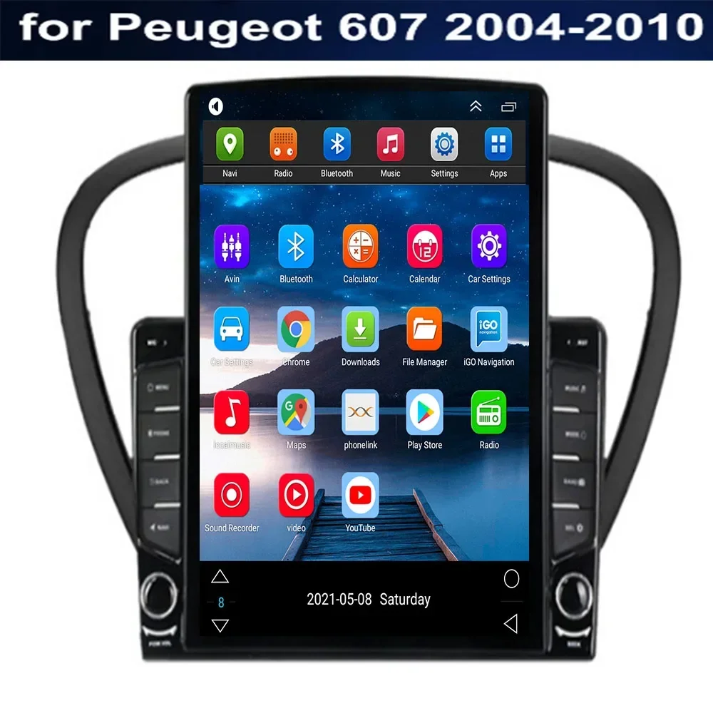 شاشة تسلا أندرويد 14 لبيجو 607 04 -10 اللاسلكية أندرويد السيارات سيارة مشغل وسائط متعددة لا 2din DVD نظام تحديد المواقع والملاحة مرآة الارتباط #2