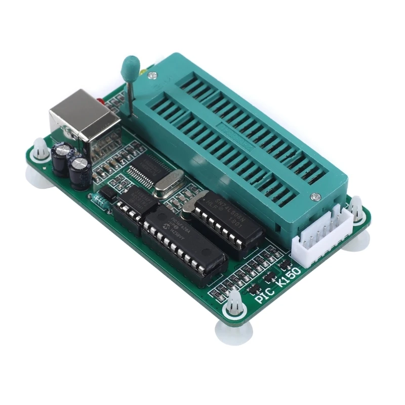 

PIC K150 ICSP Programmer USB Automatic Programming Develop Microcontroller with 30CM USB ICSP Cable 8pin-40pin Dip Chips