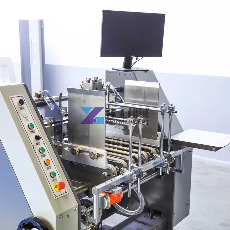 Lock Bottom Automatic Carton Manufacturing Folding Gluing Machine Box Folder Gluer