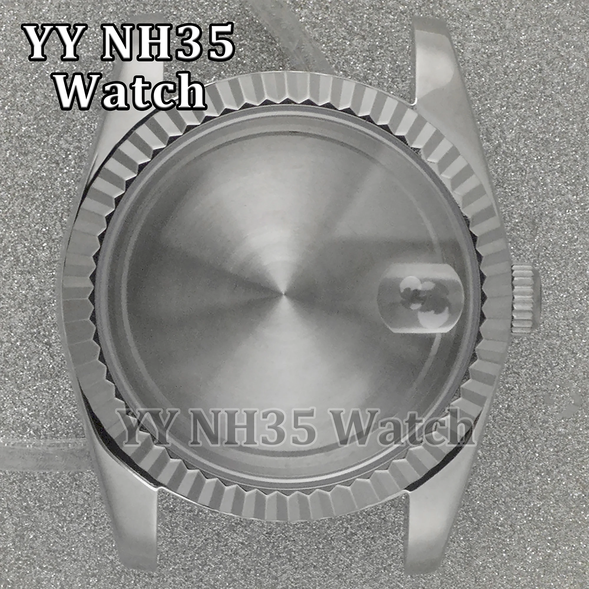 

NH35 Case Sapphire Glass 10ATM Waterproof 36/39mm Watch Case for Datejust Watch Mod Parts fit NH34/NH35/NH36 Automatic Movement