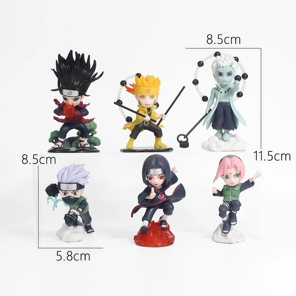Anime Naruto Blind Box Model Figure 1-12 pcs NARUTO Ninkai Taisen Series Figurine PVC Desktop Collectible Toy Doll Birthday Gift view 4