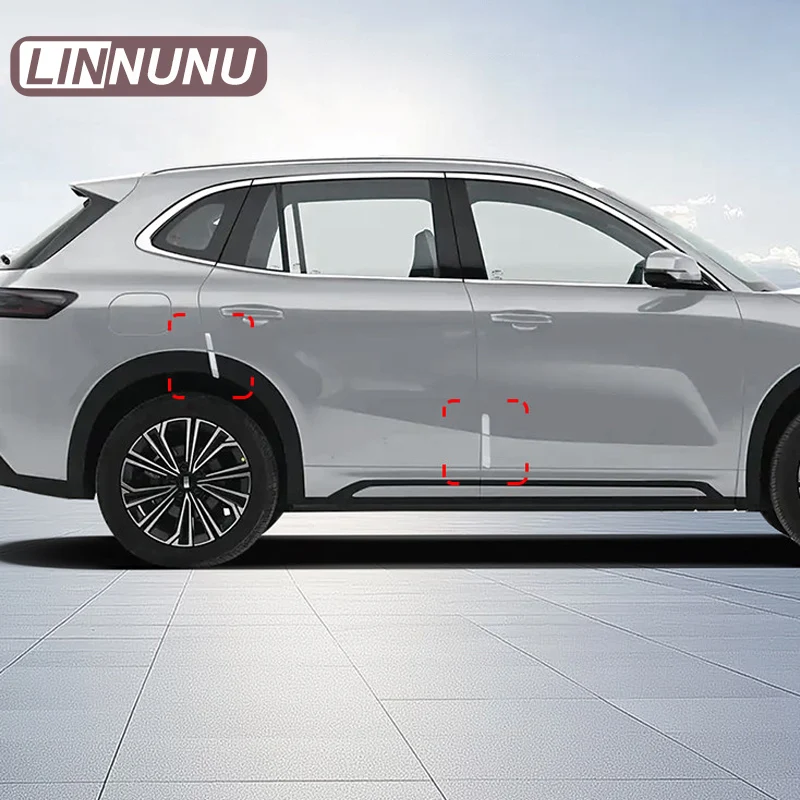 LINNUNU Car Door Edge Anti-collision Strip Protector Trim For Geely Starray EX5 EM-i Galaxy Starship 7 Car Exterior Accessories