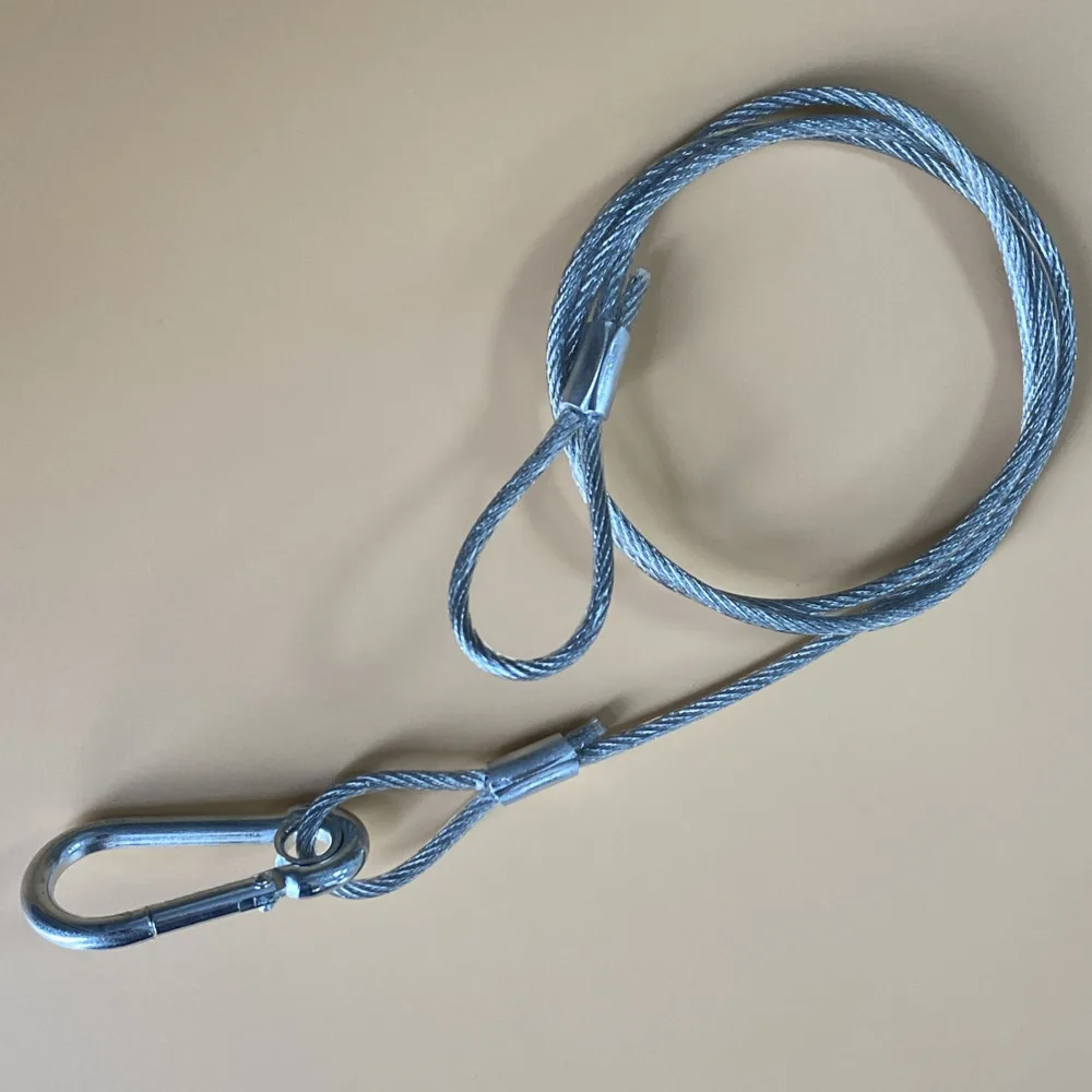 10pcs/15pcs Safety Rope Lighting 3mm Steel Wire 70cm Length DJ Stage Securite Cable Lock For Beam Moving Head LED Par Protection