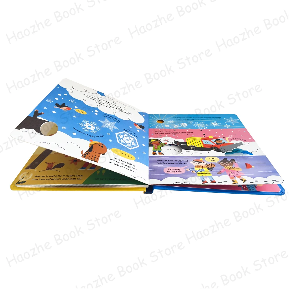 Imagem -04 - Usborne Weather Activity Book Childrens Activity Hardcover Book Natural Science Knowledge Learning Kids Gift Step Inside