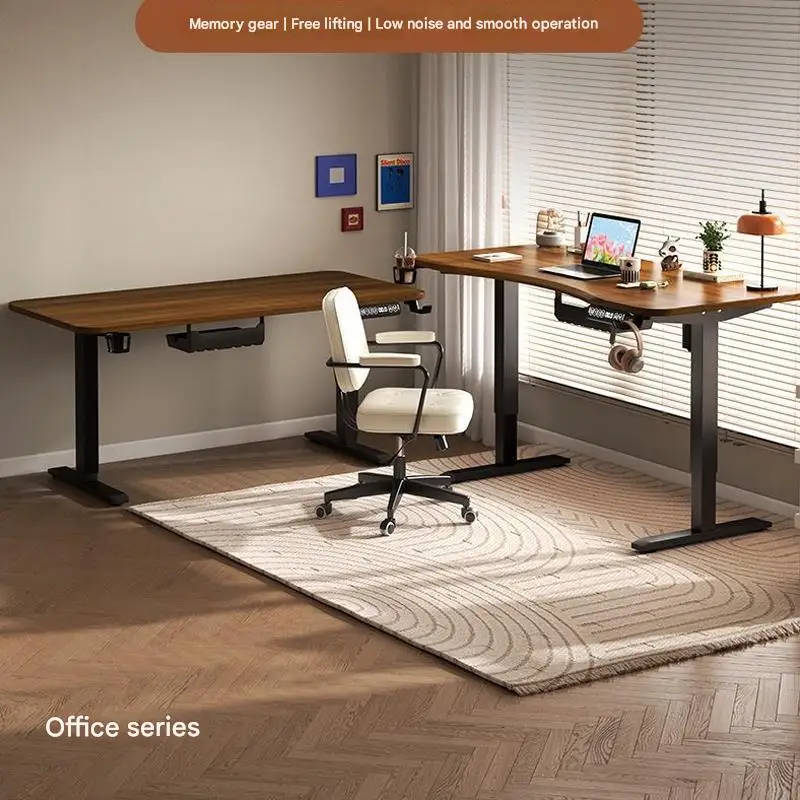 80/100/120/140 سنتيمتر ارتفاع قابل للتعديل مكتب لكمبيوتر مكتبي دراسة الحركة طاولة الألعاب مكتب قائم للاستخدام المنزلي والعمل #2
