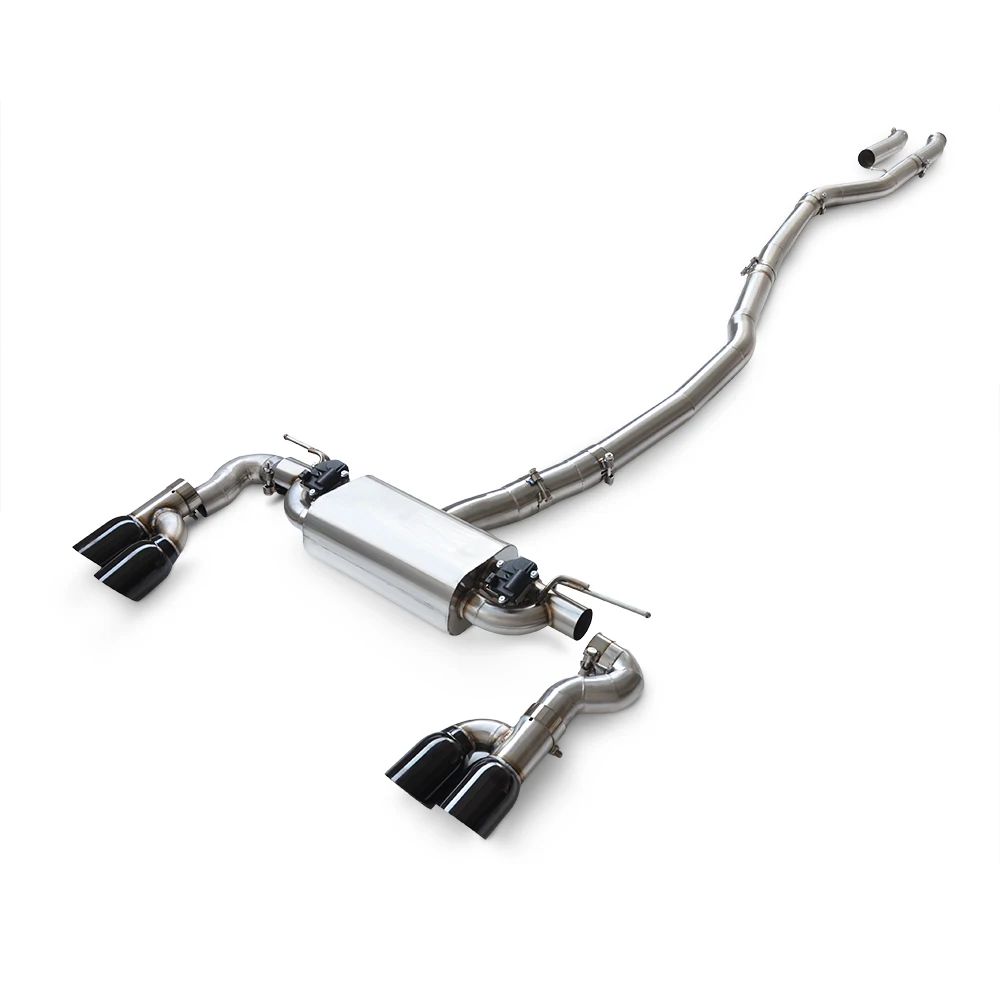 For BMW 320I/328I F30 2.0t N20 2012-2015 stainless steel cat-back exhaust with intelligent  valve exhaust mid and tail pipe