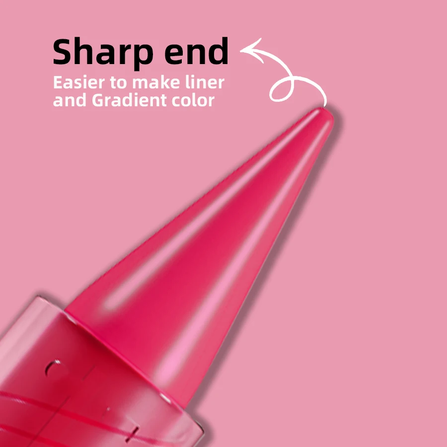 Caneta batom à prova d'água, 15 cores, sexy, vermelho, rosa, fosco, contorno, batom de longa duração, delineador labial, maquiagem cosmética, 1 peça