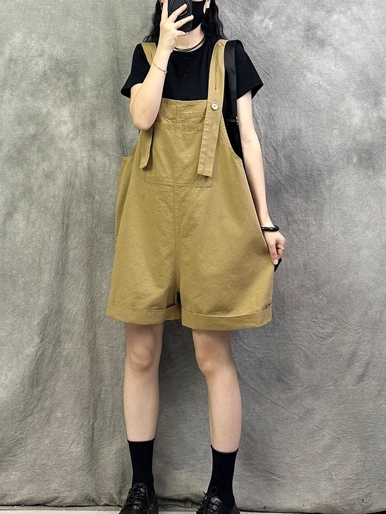 ROUJE SUNG Damen-Arbeitskleidung aus Baumwolle und Leinen, Sommer, neue lockere, lässige Anti-Aging-Schlankheitshose, einteilige Hose, hohe Taille, gerade...