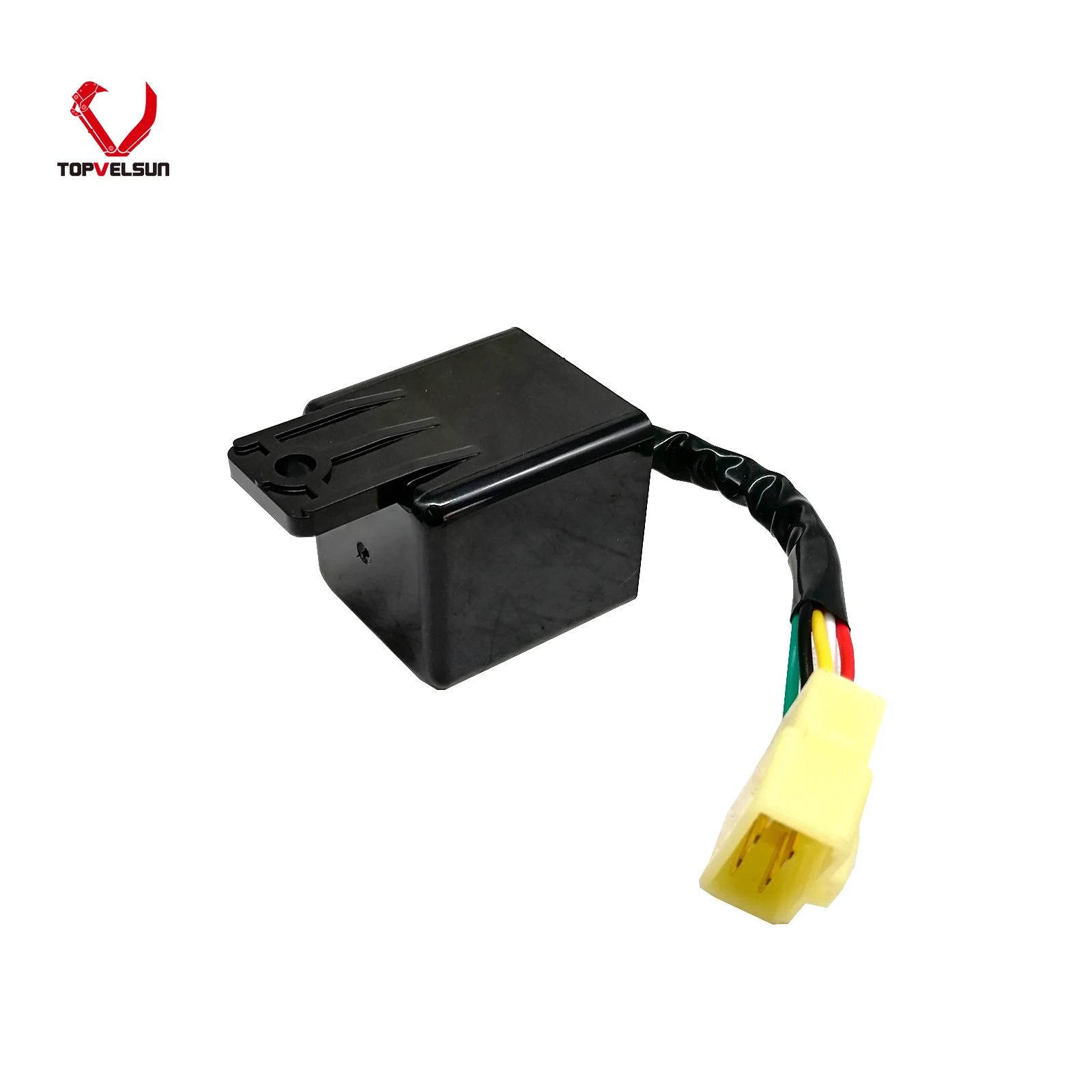 TOPVELSUN 24V Relay Timer 21N4-00762 Compatible with Hyundai R80-7 R210-7 R220-5 R220-7 R220-9 R225-7 Excavator