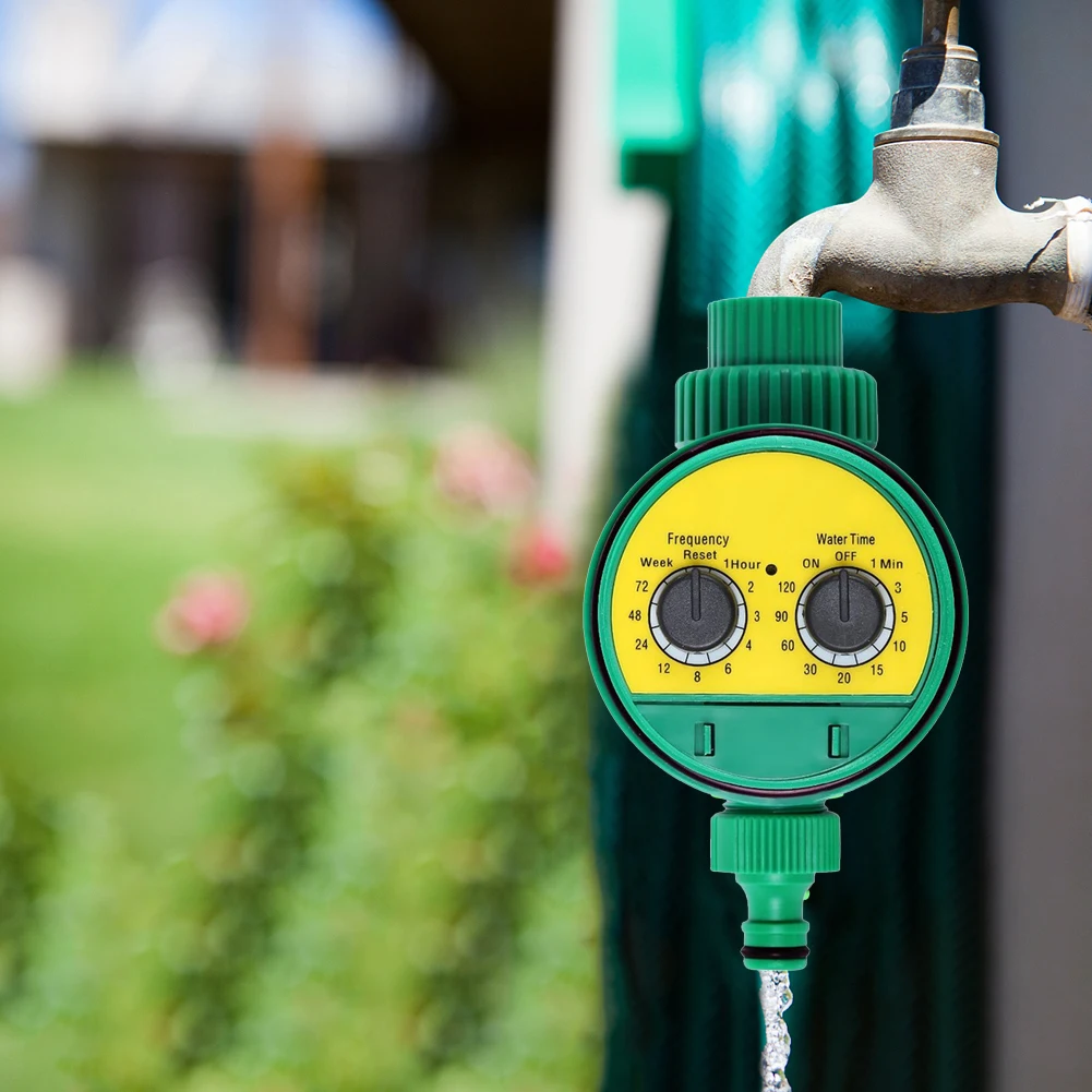 Garden Water Irrigation Controllers 3/4in Thread Automatic Watering Timers 15mm Hose Connector Battery Powered Gardening Tool