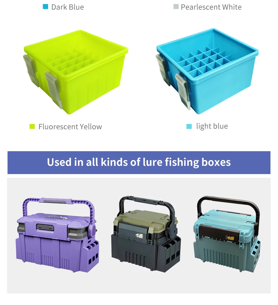 Leuchtende Angeln Lagerung Boxen Tintenfisch Jig Harten Köder Container Egi Box Kunststoff Organizer Locken Werkzeug Lagerung Fall Angelgerät – Detail 8