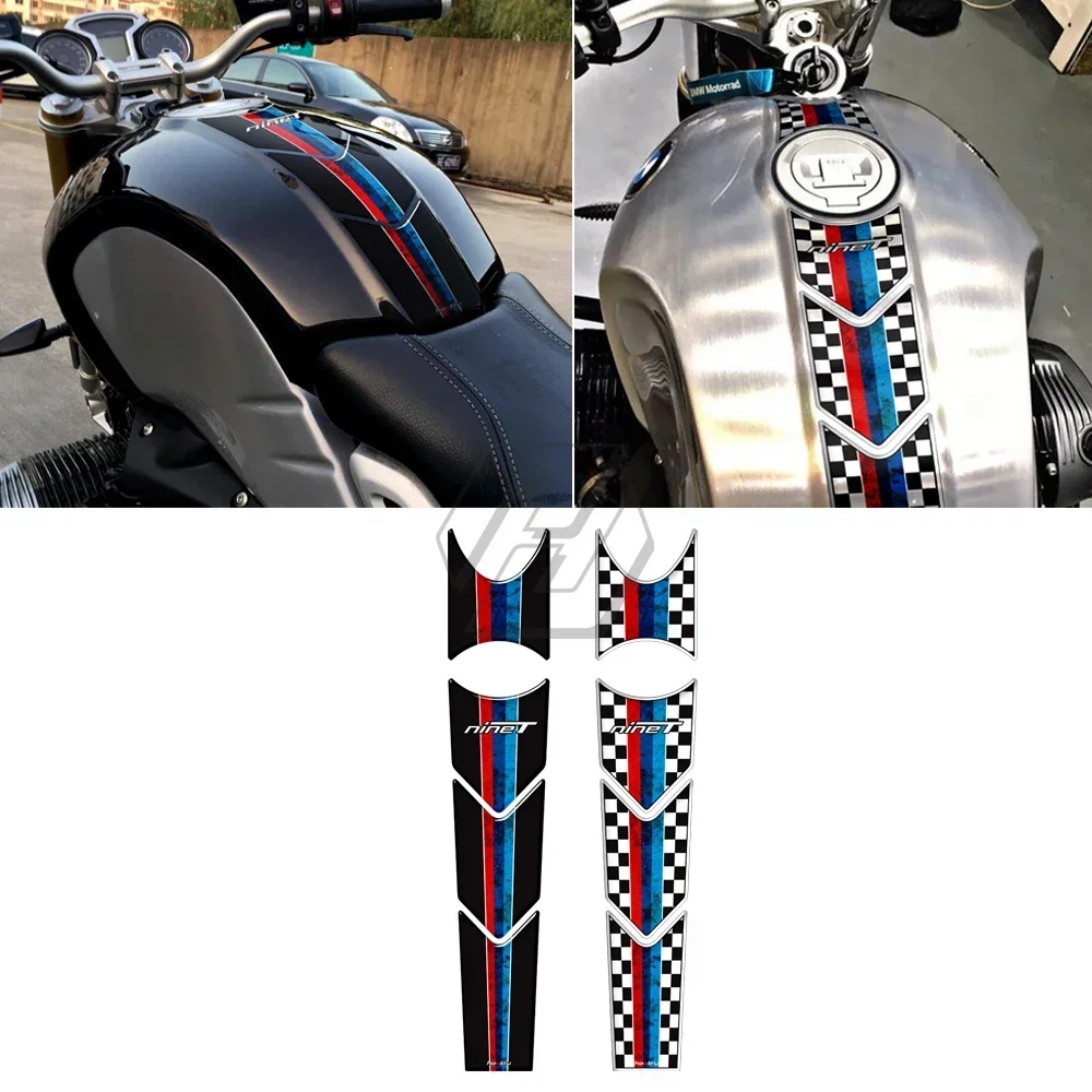 3D Resin Motorcycle Tank Pad Protector Case For BMW R9T R Nine T 2014-2018