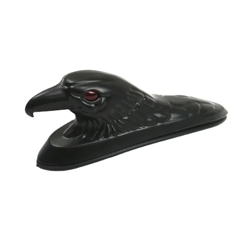 Motorcycle Front Eagle Head Ornament Light Mudguard Frame Statue For Motorbike Front Fender Car Bonnet Motor