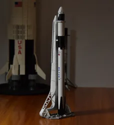 SpaceX Falcon 9 Rocket Manned Dragon Space Ship Tower Launch Model