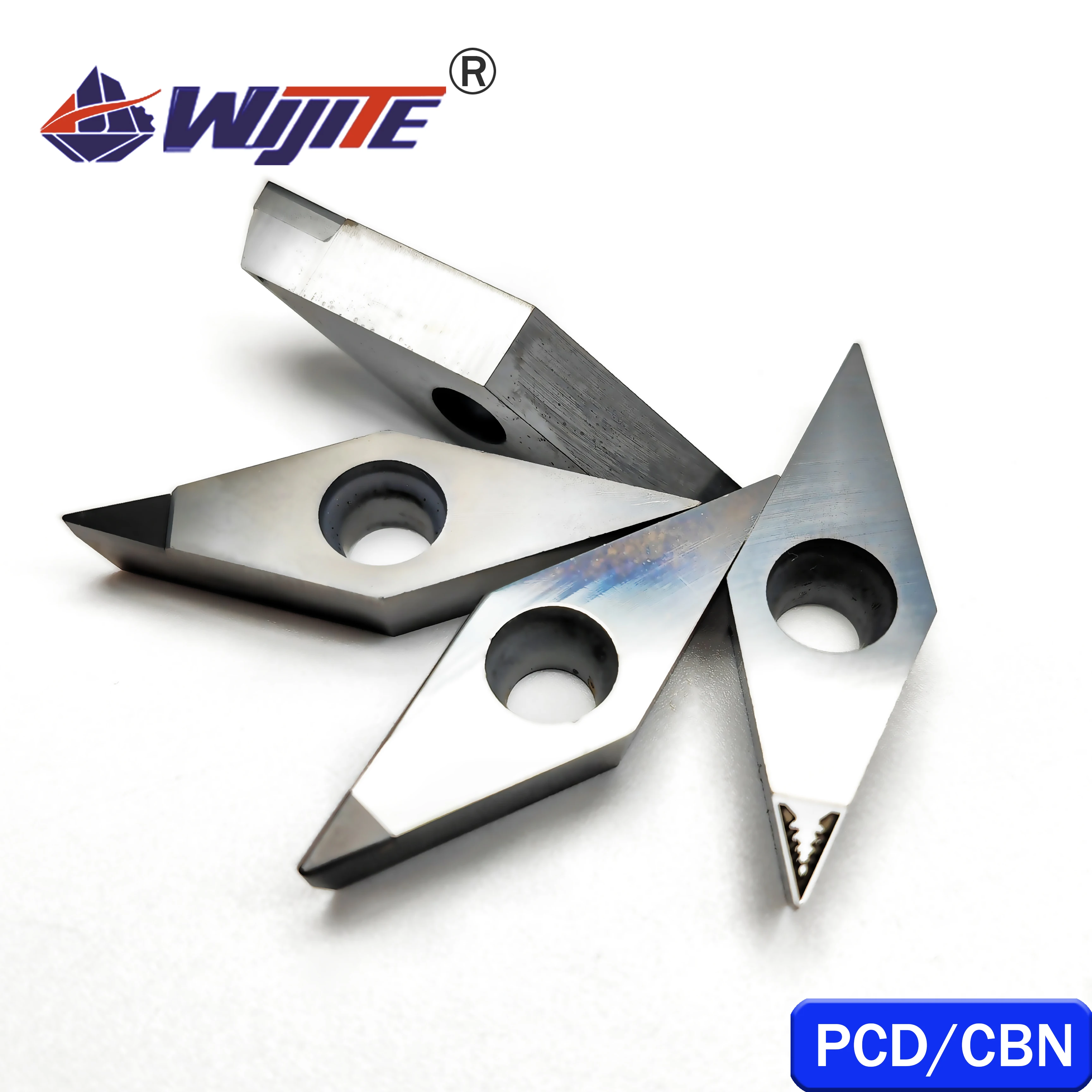 PCD VCMT VCGT VCGW VBMT VBGT VBGW CNC Tool Is Used for Aluminum, Copper and Carbon Fiber, Hard Steel Processing with CBN Tools