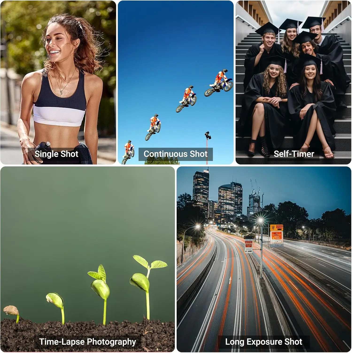 JJC RS-60E3 Timer Remote Control Shutter Release for Canon EOS R8 R RP R6 R6 Mark II 90D 80D 70D 77D 60D M5 M6 Mark II 650D 600D