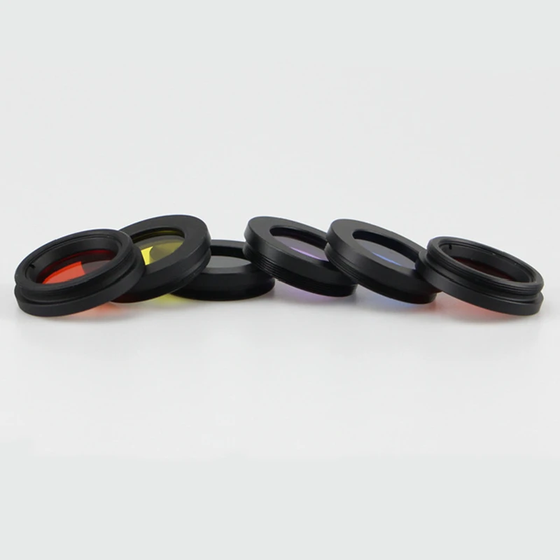 Agnicy Black Dog Series M28.6 Planetary Filter Moon Nebula Filter with Plastic Box 6 Colors Set Optical Acrylic Lens