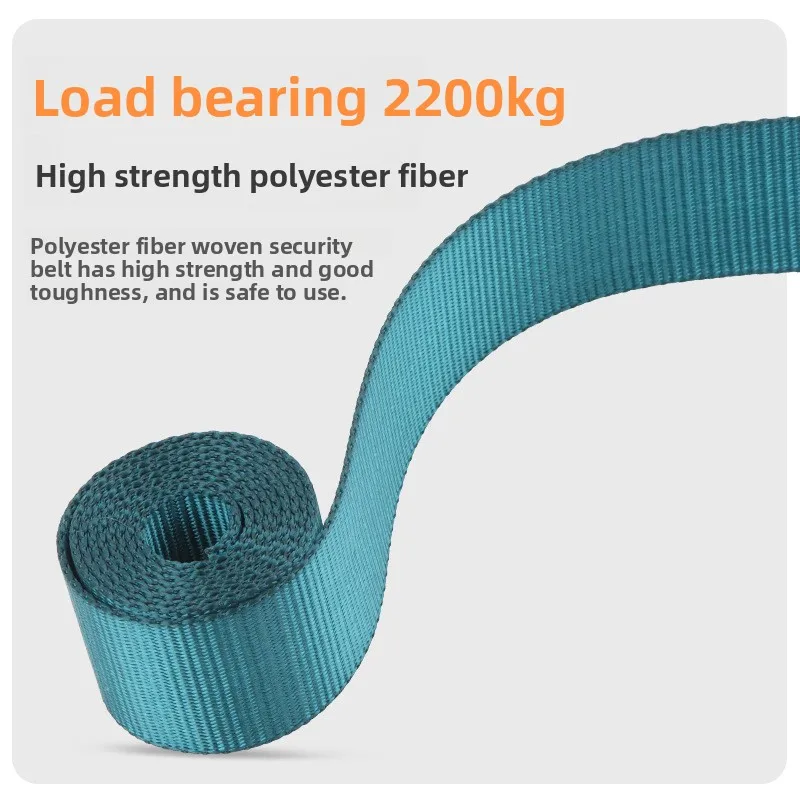 حزام أمان للعمل بخصر واحد، حزام على ارتفاعات عالية، تدريب تسلق الصخور في الهواء الطلق، آمن للبناء الكهربائي